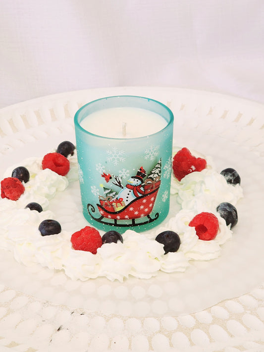 Christmas pavlova spy candle  |  150 grams